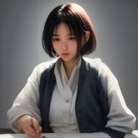 91社区高级编辑林晓棠的工作照，女性，在双屏工作站前进行内容核查，背景可见整齐的资料归档系统